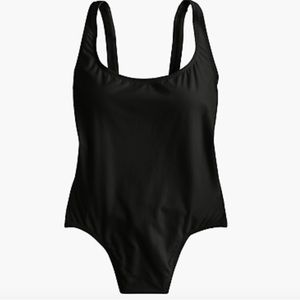 J. Crew Black One Piece Swimsuit